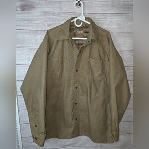 CE Schmidt Work Wear Lined Shirt Jacket Size XL Tall EUC